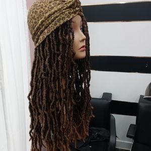 Hat braid wig